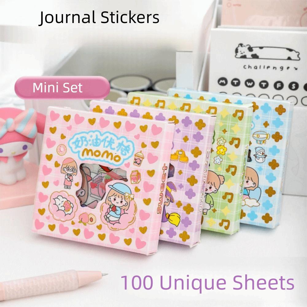 100 Sheets Cute Cartoon Stickers Transparent Hand Ledger Sticker Girls Children Use синій
100 Sheets Cute Cartoon Stickers Transparent Hand Ledger Sticker Girls Children Use синій