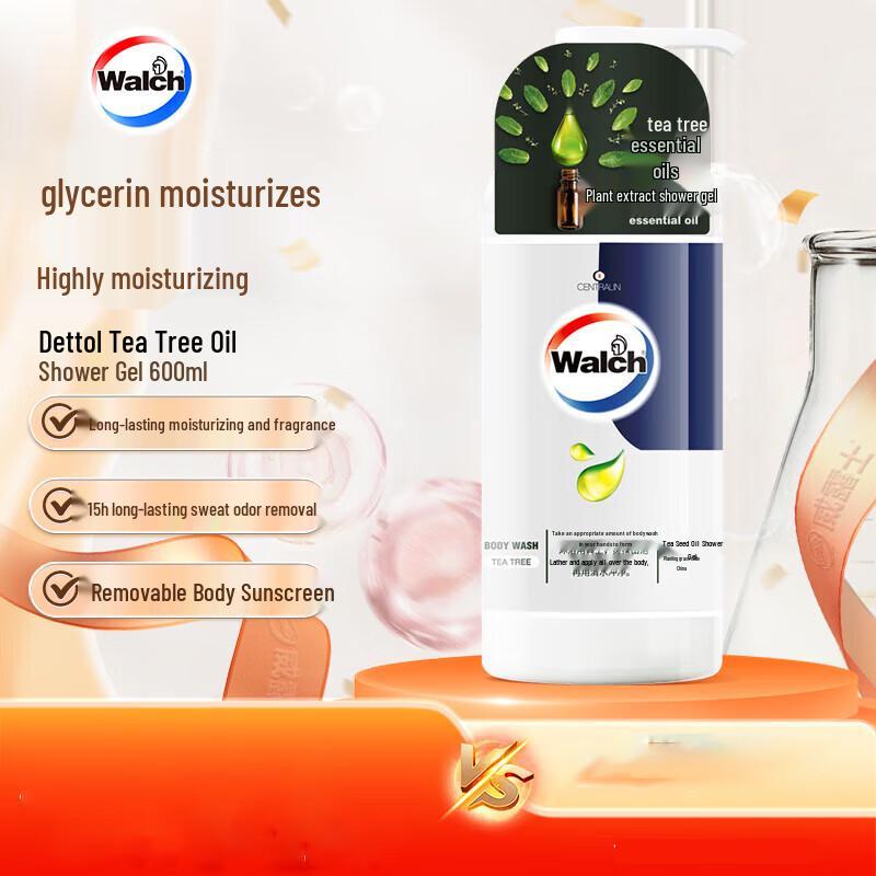 Walch Tea Tree Essential Oil Shower Gel
Walch Tea Tree Essential Oil Shower Gel