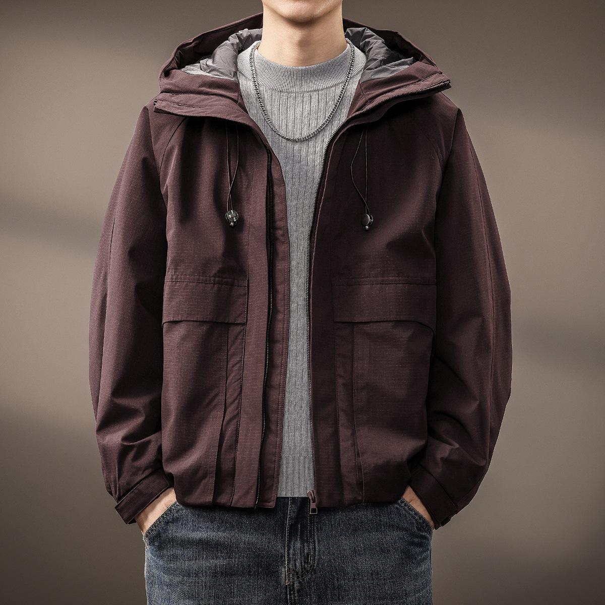 Men s Retro Windproof Winter Cotton Jacket - Warm, Casual & Loose Fit 4XL (220-240 jin) кавовий/фіолетовий
Men s Retro Windproof Winter Cotton Jacket - Warm, Casual & Loose Fit 4XL (220-240 jin) кавовий/фіолетовий
