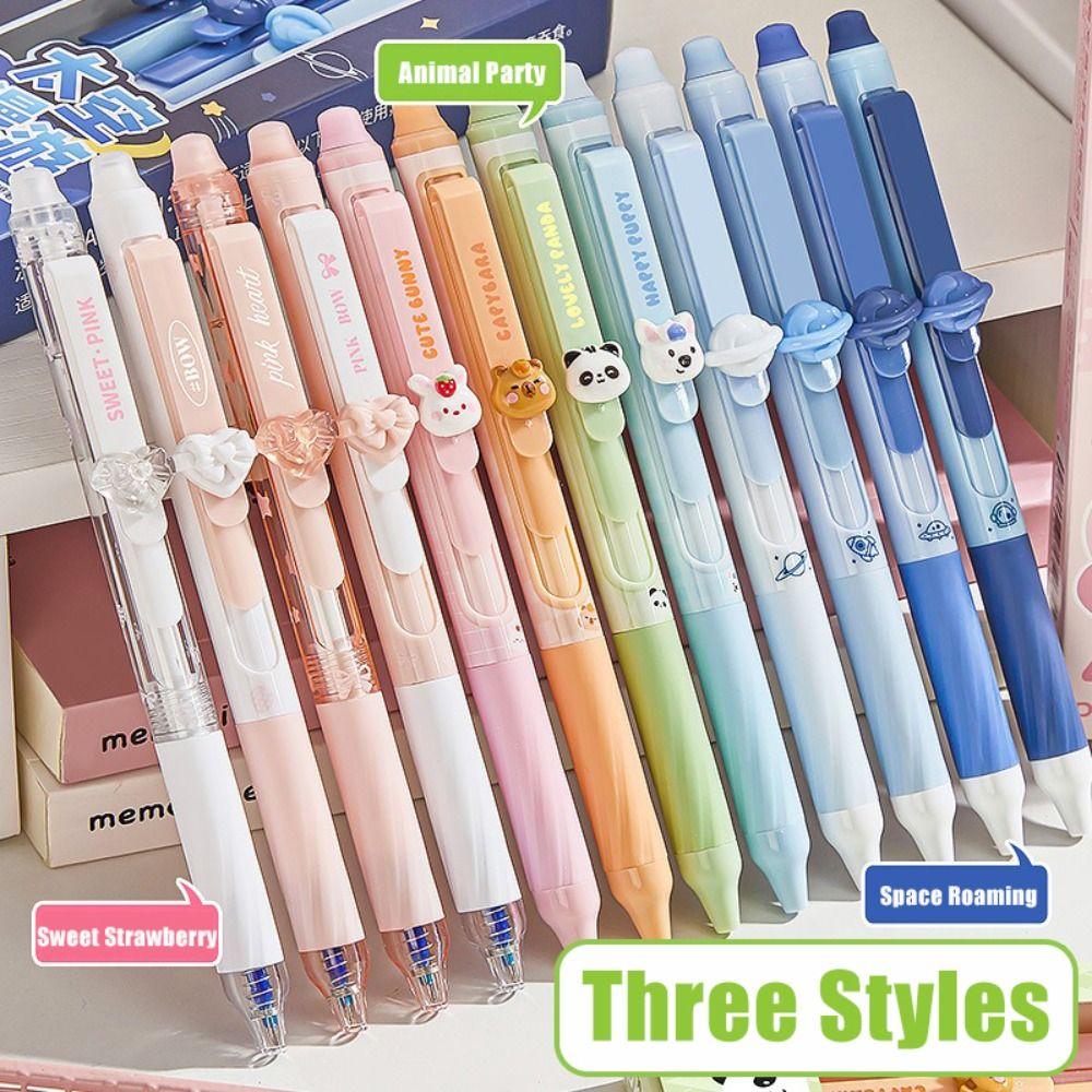 4PCS/Box Push Using Neutral Pen Стирається інструмент для писання Багатофункціональна кулькова ручка Шкільний офіс Black-Sweet Strawberry
4PCS/Box Push Using Neutral Pen Стирається інструмент для писання Багатофункціональна кулькова ручка Шкільний офіс Black-Sweet Strawberry