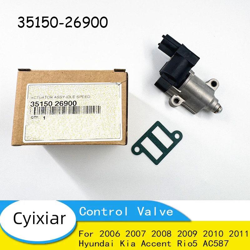 Idle Air Control Valve Auto Parts Fit for 2006 2007 2008 2009 2010 2011 Hyundai Kia Accent Rio5 AC587 3515026900 35150-26900
Idle Air Control Valve Auto Parts Fit for 2006 2007 2008 2009 2010 2011 Hyundai Kia Accent Rio5 AC587 3515026900 35150-26900