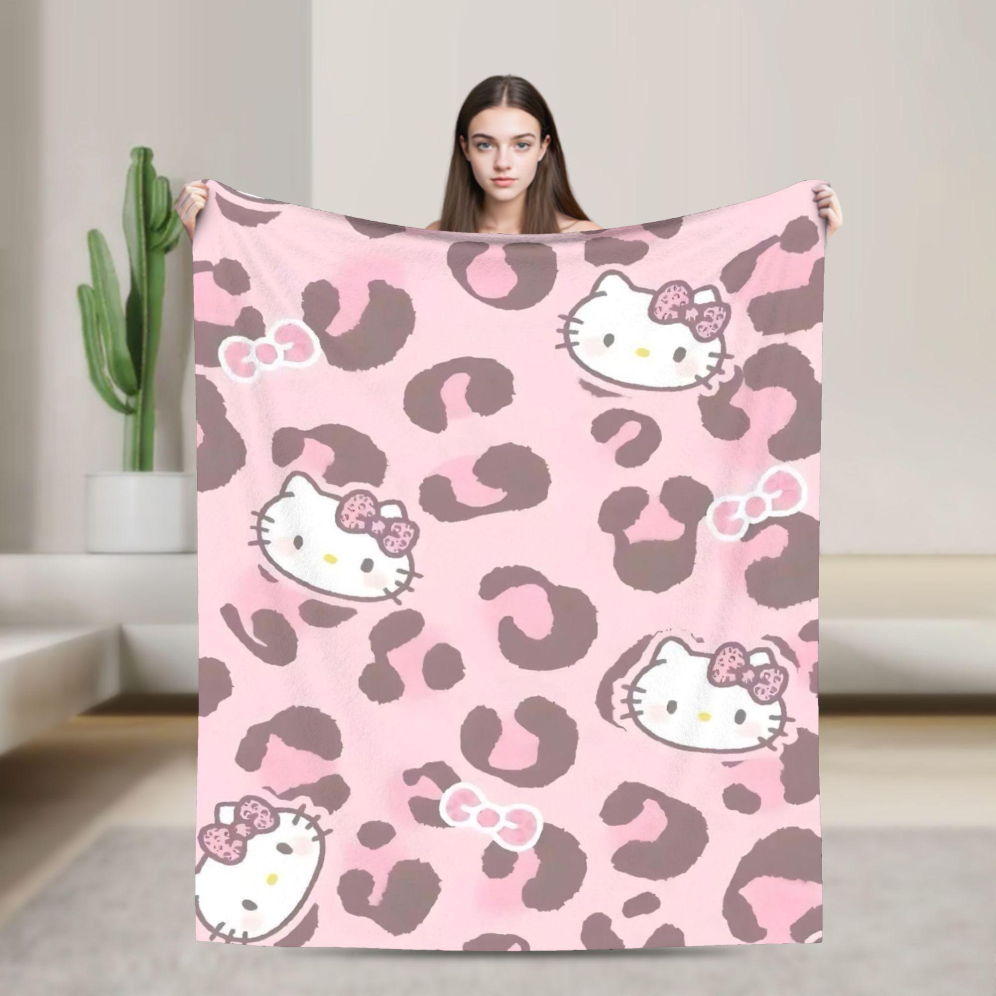 Hello Kitty Pink Plaid Blankets Flannel Textile Decor Breathable Lightweight Thin Throw Blankets for Home Bedroom Quilt 75x90cm
Hello Kitty Pink Plaid Blankets Flannel Textile Decor Breathable Lightweight Thin Throw Blankets for Home Bedroom Quilt 75x90cm