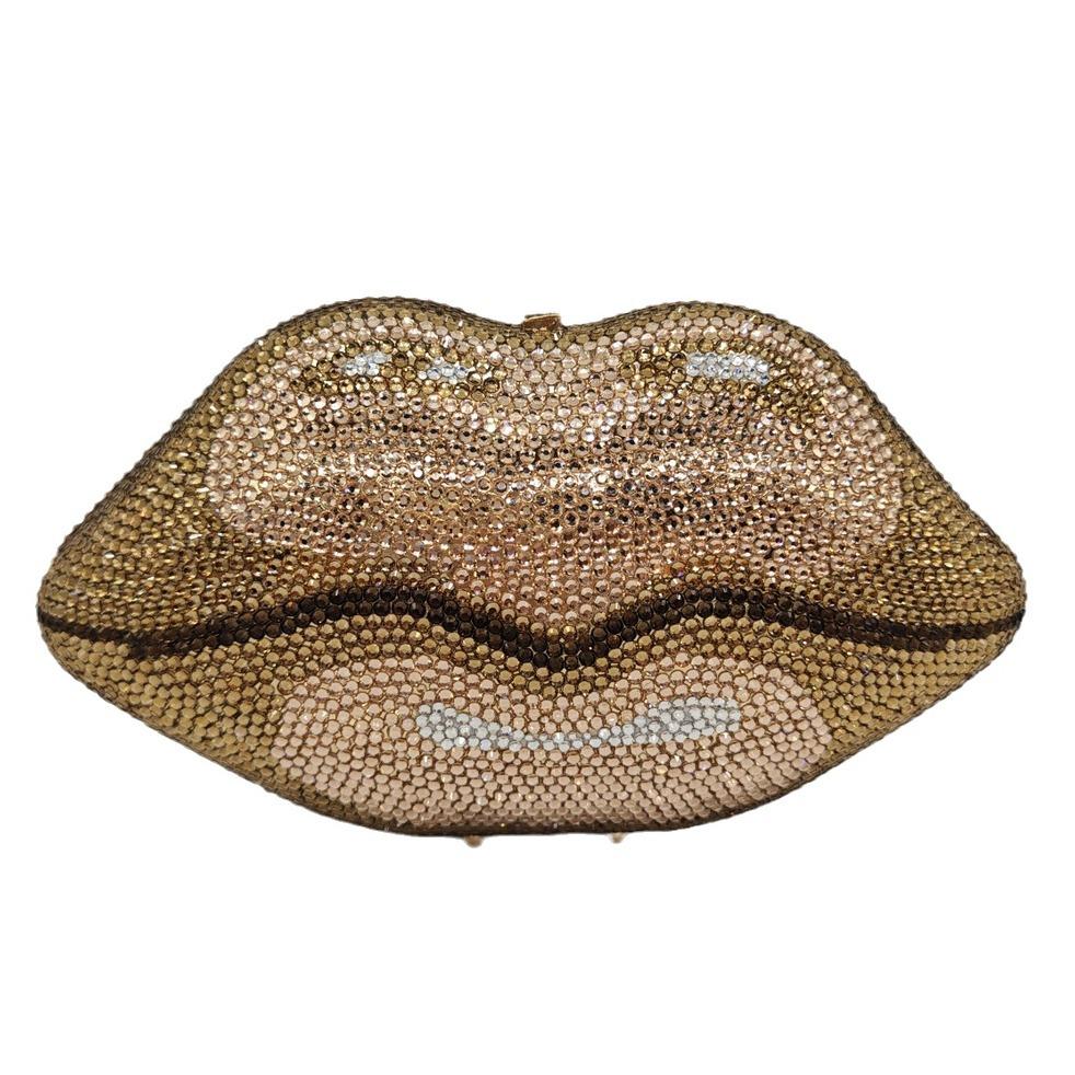Classical Bridal wedding party purses women evening party sexy hot lip diamonds full crystal clutches purses золотой
Classical Bridal wedding party purses women evening party sexy hot lip diamonds full crystal clutches purses золотой