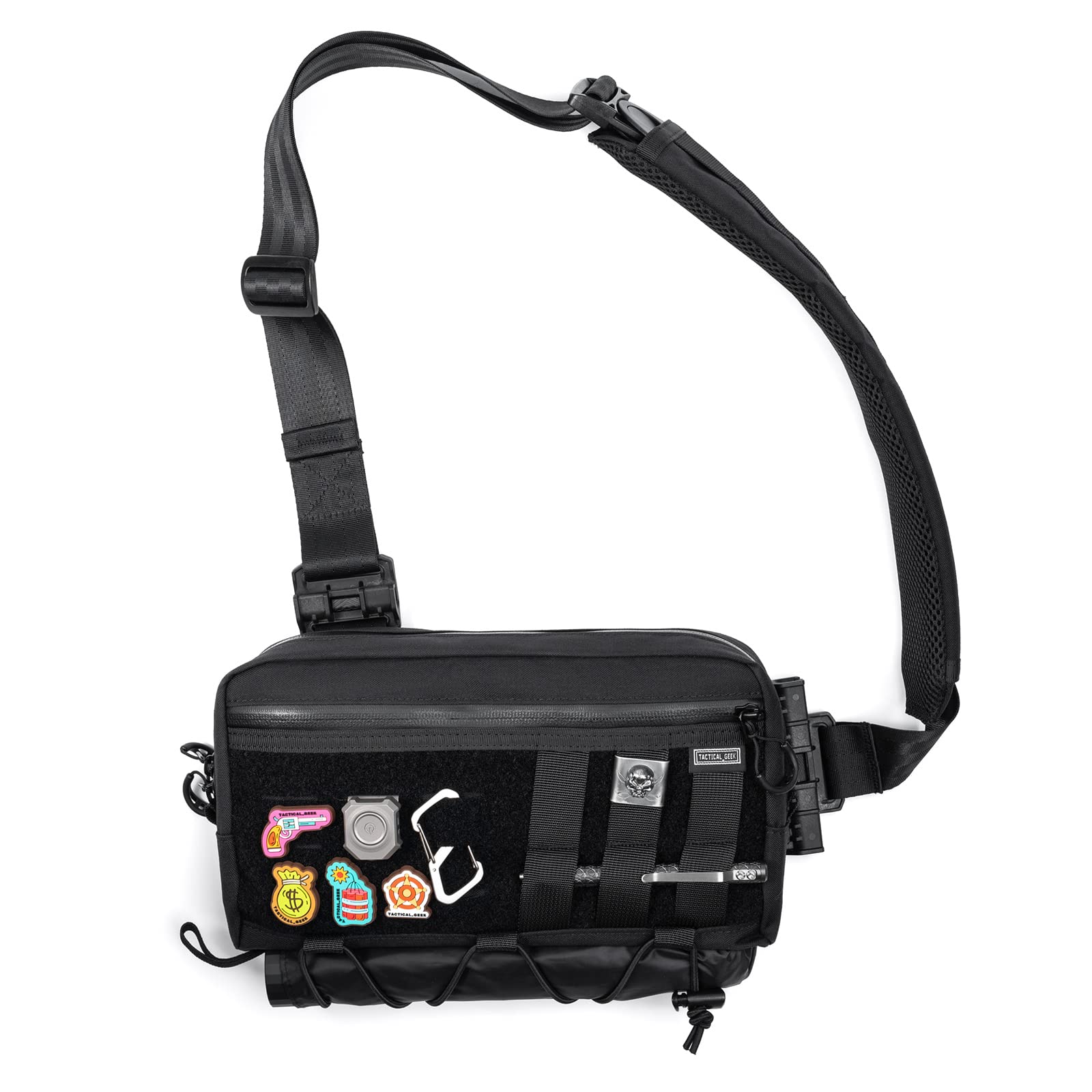 TACTICALGEEK Cache L3 EDC Crossbody Bag, Lightweight One-Shoulder Daypack with Hidden Pockets, Quick-Access Zipper, and Multifunctional Two-Way Strap
TACTICALGEEK Cache L3 EDC Crossbody Bag, Lightweight One-Shoulder Daypack with Hidden Pockets, Quick-Access Zipper, and Multifunctional Two-Way Strap