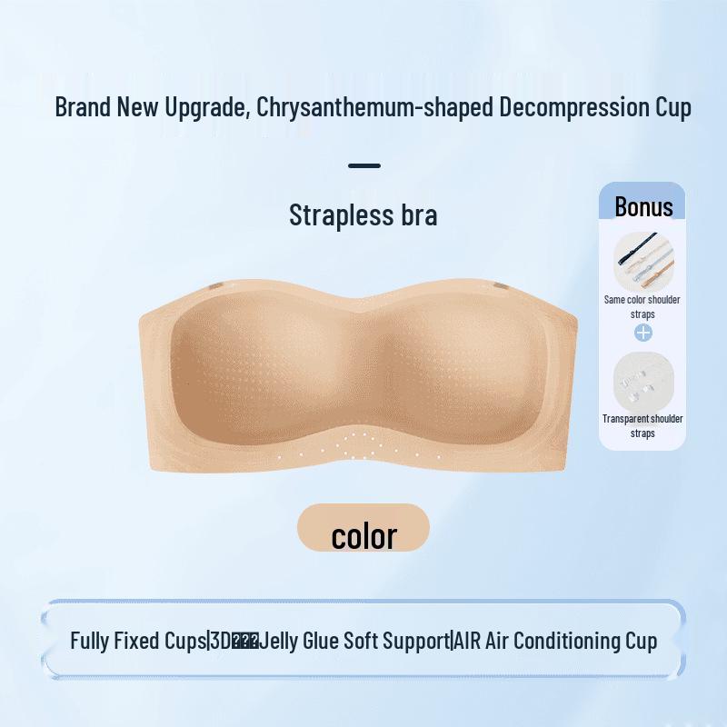 Zero Sense Ultra-thin Strapless Antibacterial Bra – Cool, Anti-slip, 10A Size 2XL
Zero Sense Ultra-thin Strapless Antibacterial Bra – Cool, Anti-slip, 10A Size 2XL