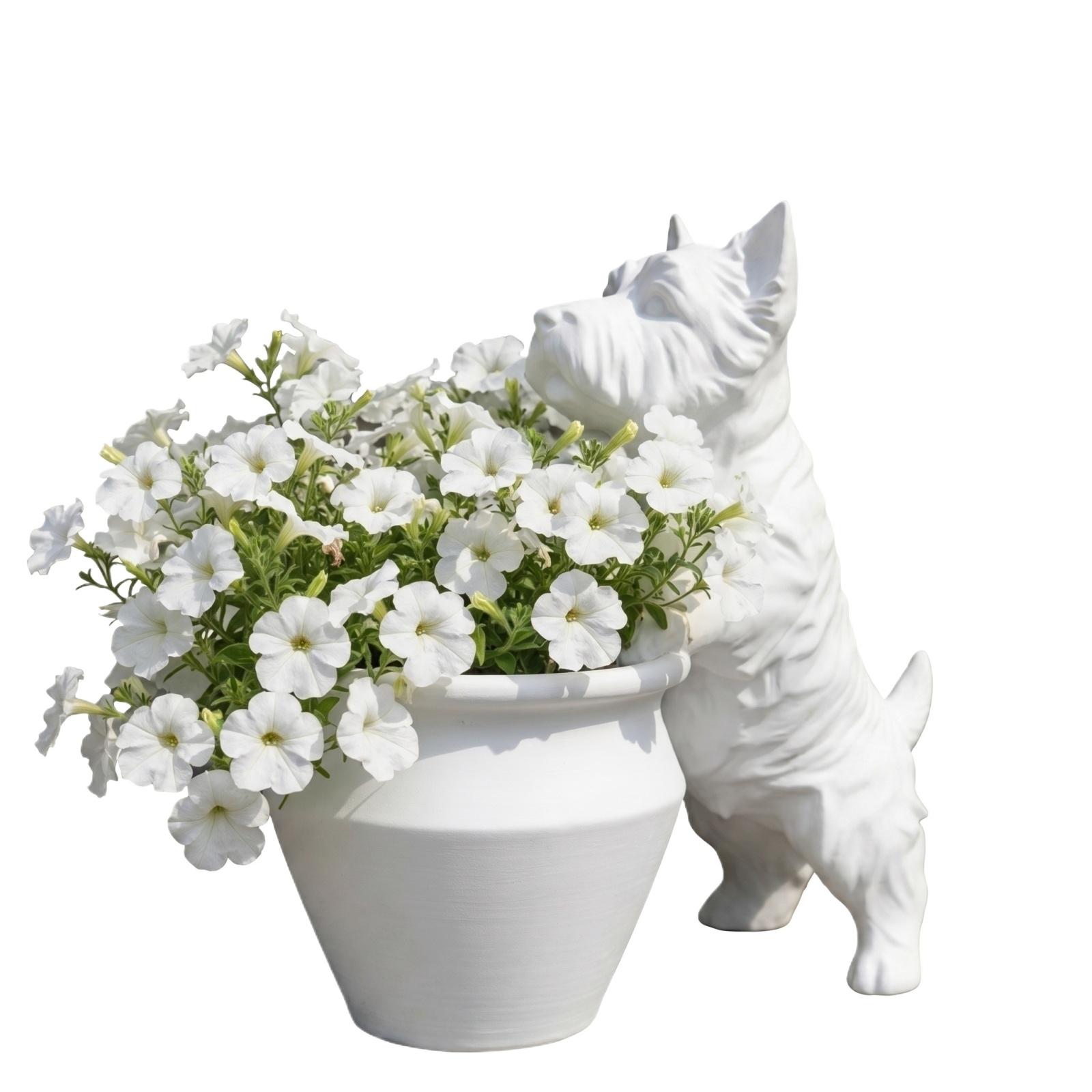 18CM West Highland Terrier Dog Planter Decorative Resin Flower Pot Holder Indoor Outdoor Garden Accent with Detailed Figurine Design One Size белый
18CM West Highland Terrier Dog Planter Decorative Resin Flower Pot Holder Indoor Outdoor Garden Accent with Detailed Figurine Design One Size белый
