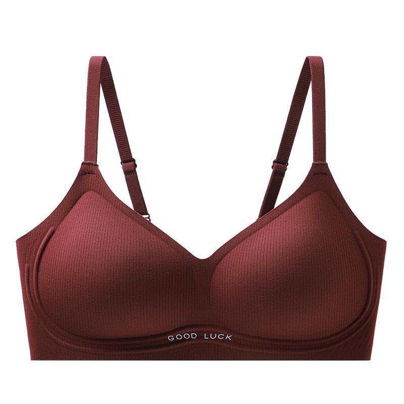 Double-Layer Brushed Stripe Jelly Strip Bra with Side Support and U-Back Design Encore Red (Thin Cup)
Double-Layer Brushed Stripe Jelly Strip Bra with Side Support and U-Back Design Encore Red (Thin Cup)