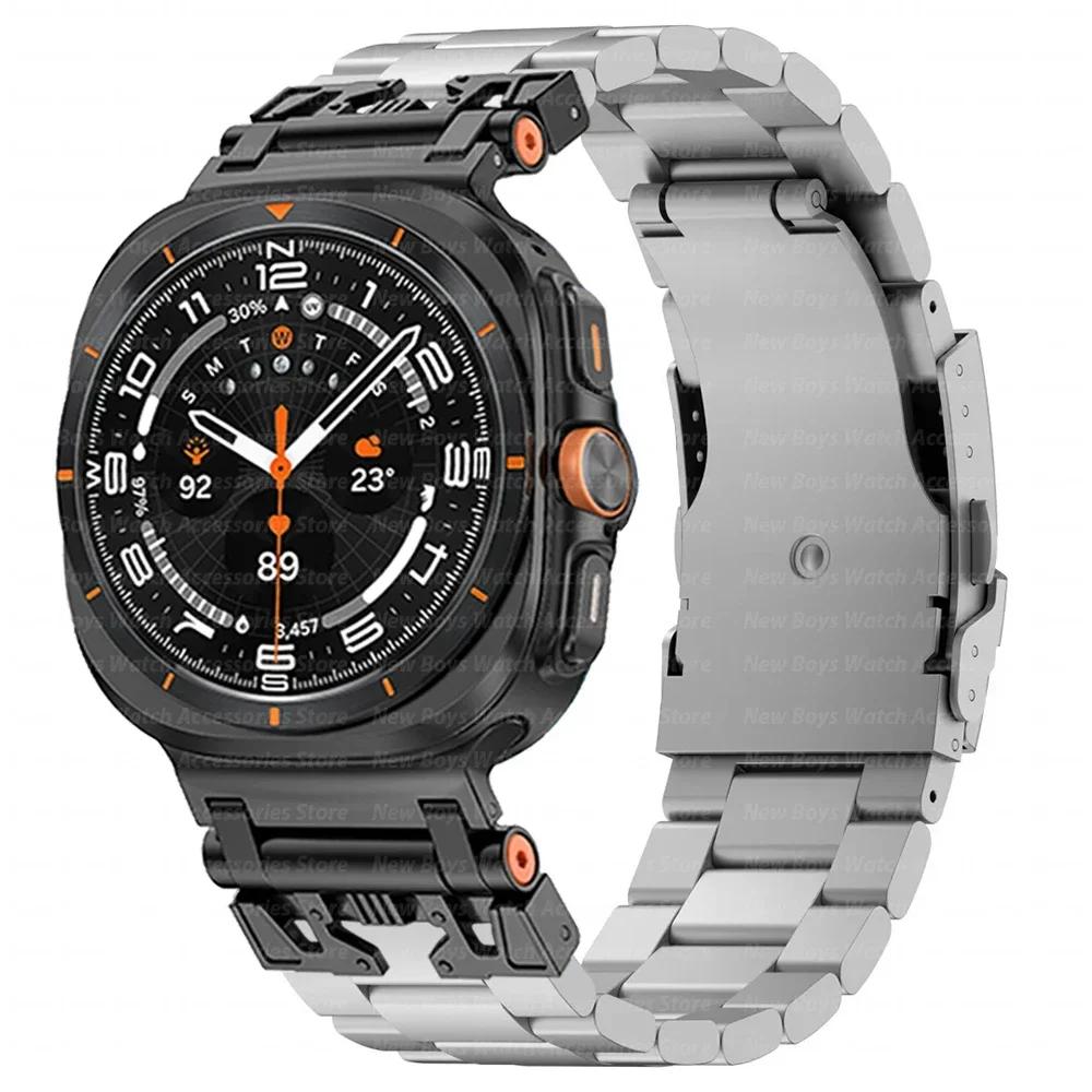 Титановий Люксовий Ремінець для Samsung Galaxy Watch Ultra 47мм Браслет-Ланцюжок Без Проміжків для Galaxy Ultra 47MM Замінні Аксесуари Galaxy Watch Ultra
Титановий Люксовий Ремінець для Samsung Galaxy Watch Ultra 47мм Браслет-Ланцюжок Без Проміжків для Galaxy Ultra 47MM Замінні Аксесуари Galaxy Watch Ultra