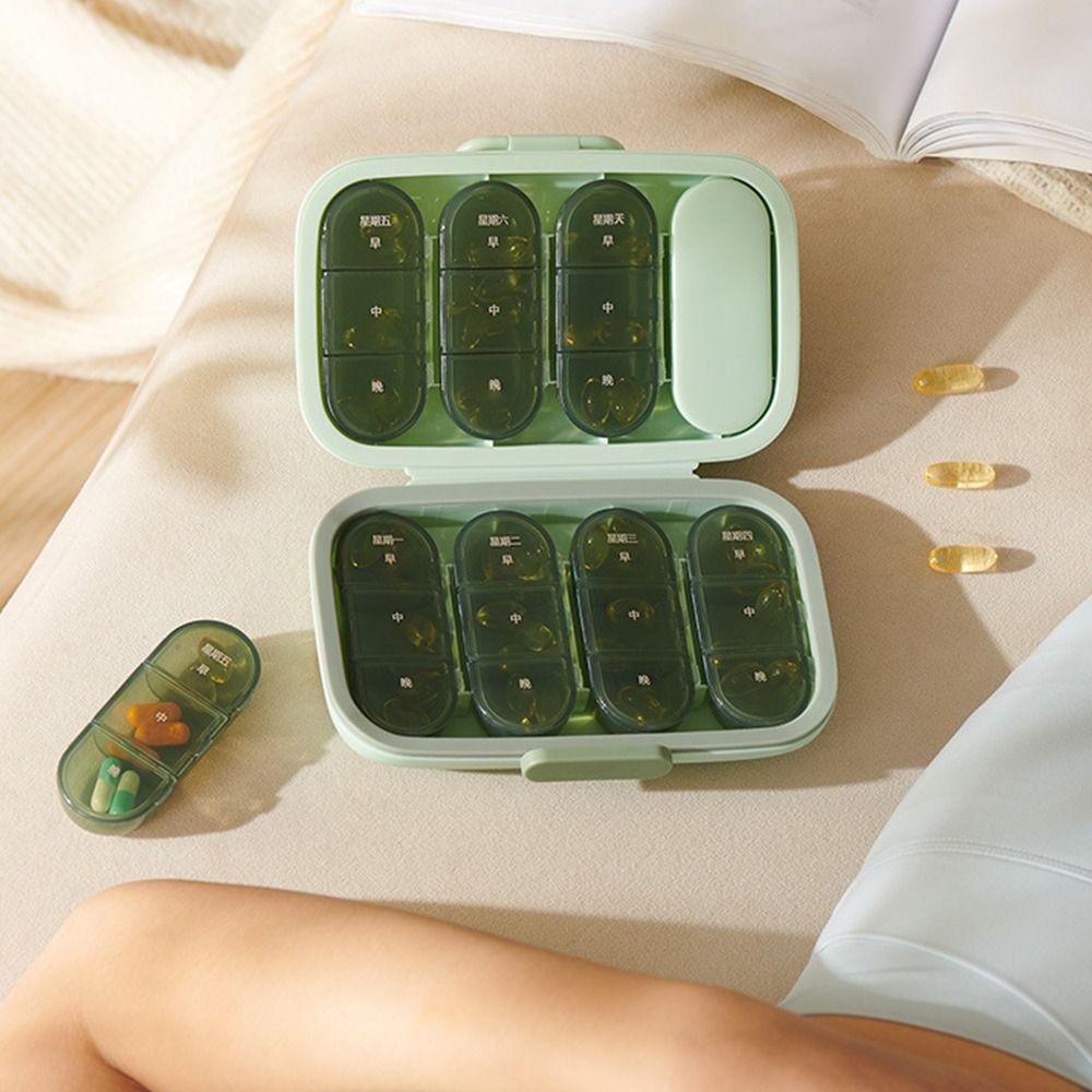 21/22 Grids Pill Case Waterproof Medicine Storage Box BPA Free Medicine Storage Containers Outdoor White 22Grids
21/22 Grids Pill Case Waterproof Medicine Storage Box BPA Free Medicine Storage Containers Outdoor White 22Grids