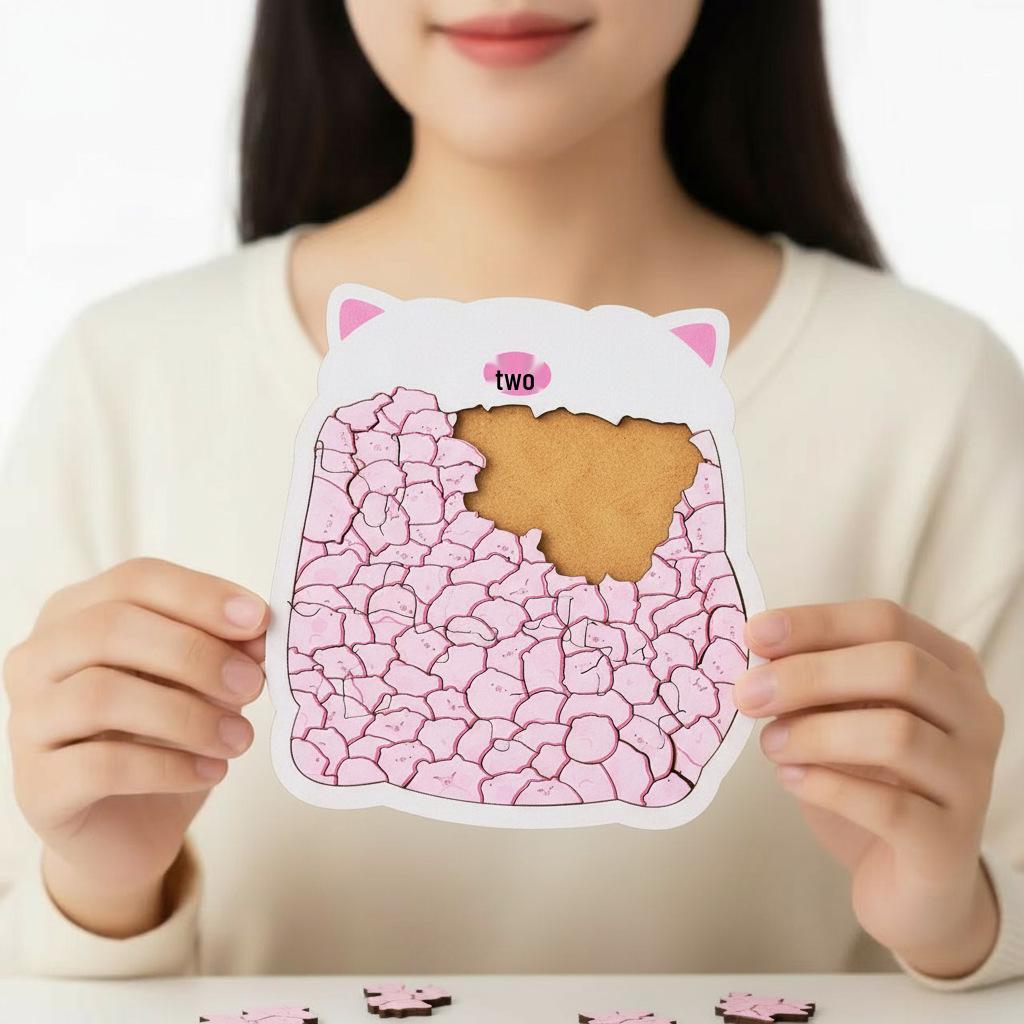 Pink Little Pig Irregular Jigsaw Puzzle: Creative Wooden Art Display & Educational Birthday Gift for Kids
Pink Little Pig Irregular Jigsaw Puzzle: Creative Wooden Art Display & Educational Birthday Gift for Kids