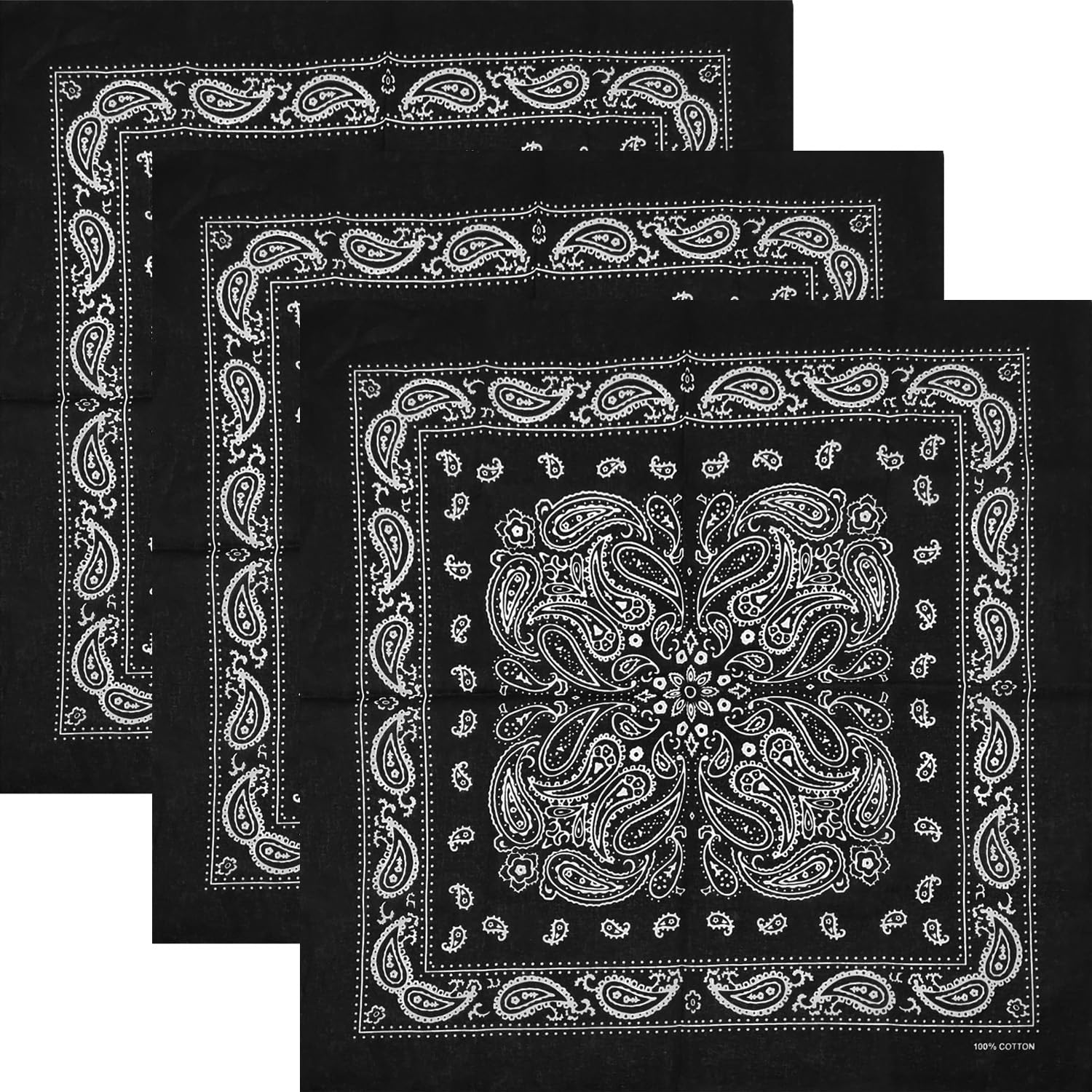 kakatrend Bandana 100% Cotton Men s Black Triangle Scarf Adult Paisley Stylish Handkerchief Cotton Bandana Unisex Durag 3-Piece Set black 55cm x 55cm
kakatrend Bandana 100% Cotton Men s Black Triangle Scarf Adult Paisley Stylish Handkerchief Cotton Bandana Unisex Durag 3-Piece Set black 55cm x 55cm