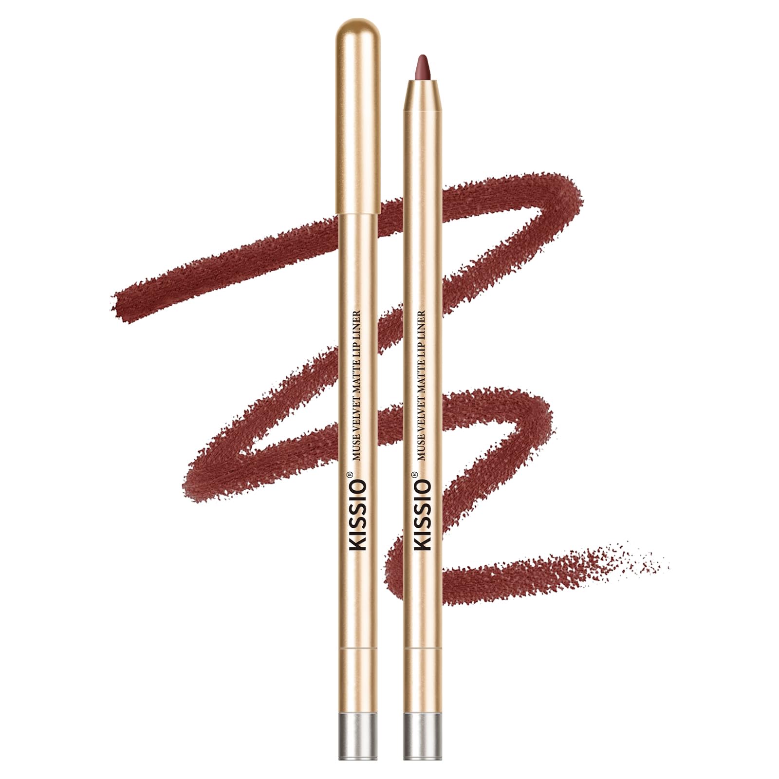 KISSIO Lip Liner, Creamy Lip Pencil, Long-lasting Lip Liner, with Sharpener, Matte Finish, Smooth and Soft, Non-drying, Easy to Use, Cruelty-free,
KISSIO Lip Liner, Creamy Lip Pencil, Long-lasting Lip Liner, with Sharpener, Matte Finish, Smooth and Soft, Non-drying, Easy to Use, Cruelty-free,