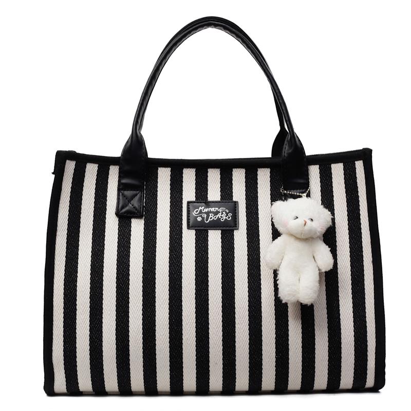 Classic Color Matching Canvas Striped Tote Bags Large Capacity High Quality Commute Style Fashion Women s Shoulder Bags 2025 New чёрный
Classic Color Matching Canvas Striped Tote Bags Large Capacity High Quality Commute Style Fashion Women s Shoulder Bags 2025 New чёрный