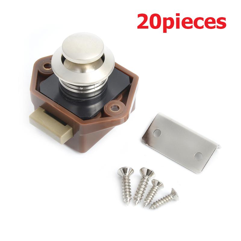 KAK 20 pieces RV Lock Push Lock for Camper Car RV Yacht Push Locks Furniture Cabinet Door Lock Hardware Child Safety Drawer Lock
KAK 20 pieces RV Lock Push Lock for Camper Car RV Yacht Push Locks Furniture Cabinet Door Lock Hardware Child Safety Drawer Lock