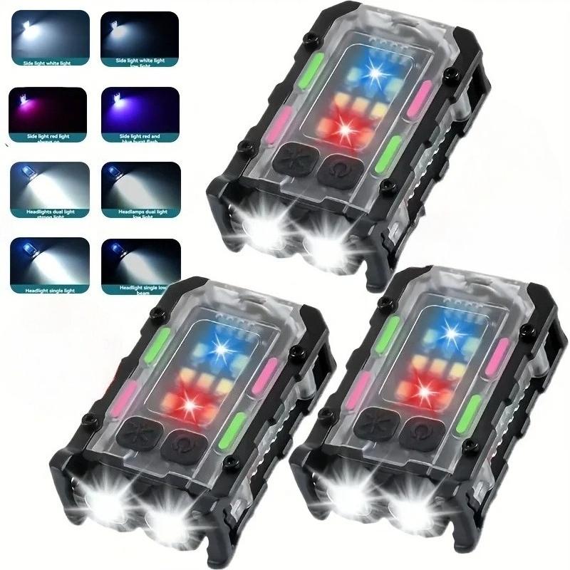 Перезаряжаемый EDC светодиодный фонарик с клипсой, магнитным брелоком, рабочий свет, 8 режимов, фонарь для кемпинга, улицы, дома, для экстренных ситуаций 3PCS
Перезаряжаемый EDC светодиодный фонарик с клипсой, магнитным брелоком, рабочий свет, 8 режимов, фонарь для кемпинга, улицы, дома, для экстренных ситуаций 3PCS