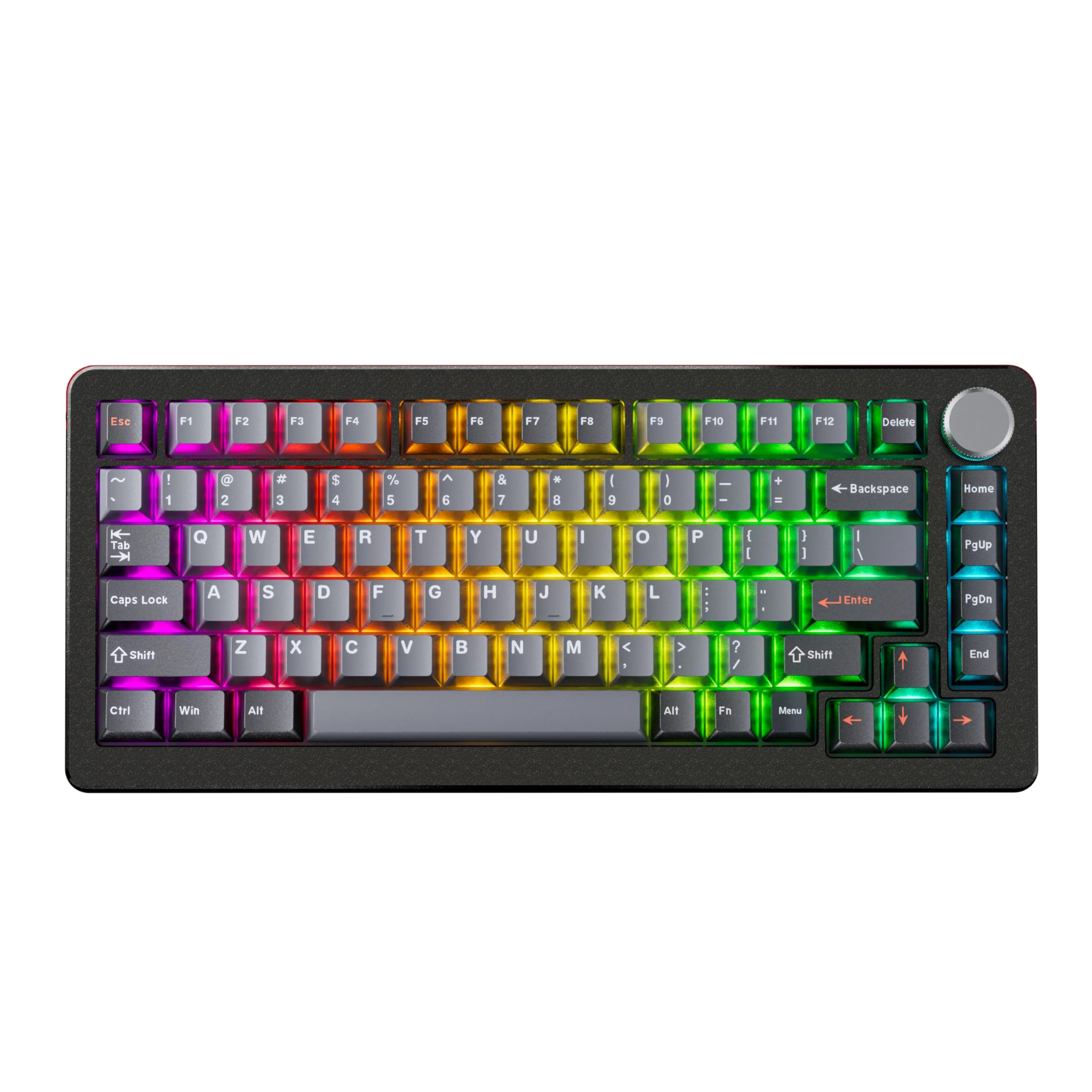 DrunkDeer A75 Pro Rapid Trigger Quiet Magnetic Switch Mechanical Gaming Keyboard ANSI Adjustable Actuation RGB PBT Keycaps TKL 82 Keys Wired Cherry
DrunkDeer A75 Pro Rapid Trigger Quiet Magnetic Switch Mechanical Gaming Keyboard ANSI Adjustable Actuation RGB PBT Keycaps TKL 82 Keys Wired Cherry