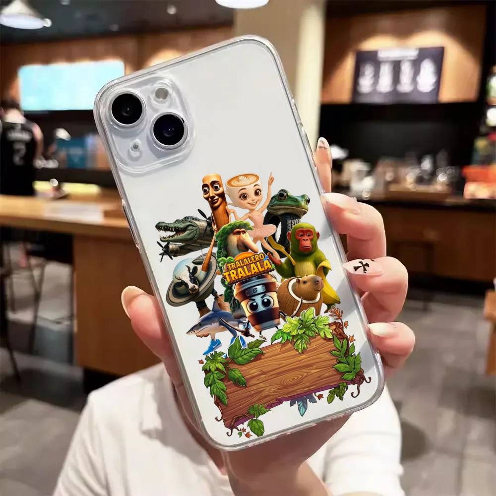 Funny BRAINROT Animals Luxury Transparent Phone Case For IPhone 17 16 15 Pro Max 14 13 12 11 iPhone 15
Funny BRAINROT Animals Luxury Transparent Phone Case For IPhone 17 16 15 Pro Max 14 13 12 11 iPhone 15