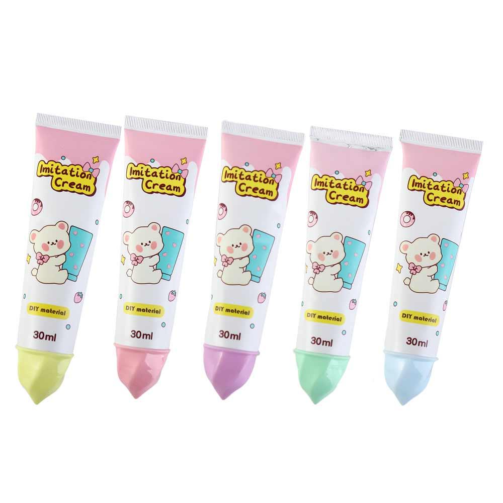 Handmade Fake Whipped Clay Glue Simulation Glue Simulation Gel Simulated Cream Glue Set Girl Toy білий
Handmade Fake Whipped Clay Glue Simulation Glue Simulation Gel Simulated Cream Glue Set Girl Toy білий