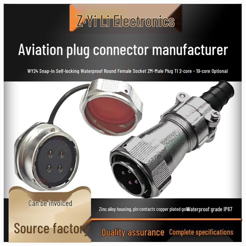 WY24 Waterproof Aviation Plug Round Flange Socket J234579810 Pin 19-Core Industrial Connector Female Socket K3
WY24 Waterproof Aviation Plug Round Flange Socket J234579810 Pin 19-Core Industrial Connector Female Socket K3