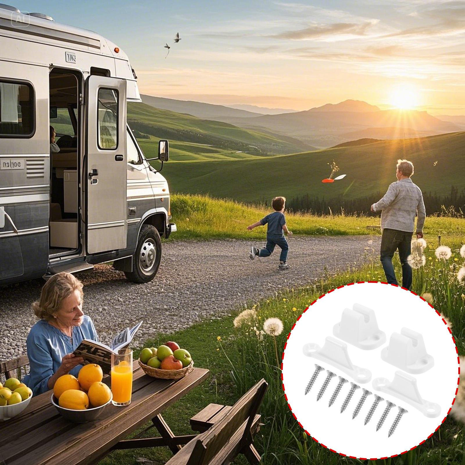 Pack Of 2 Motorhomes Door Holder Retainer Catches For Campers & Trailer Secure Holds Door Open Stability And Ease Of Use
Pack Of 2 Motorhomes Door Holder Retainer Catches For Campers & Trailer Secure Holds Door Open Stability And Ease Of Use