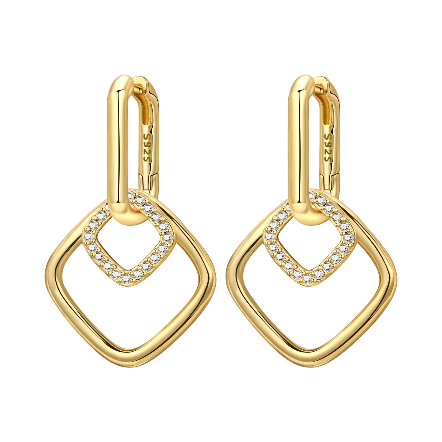 S925 Silver French Double-layer Square Drop Earrings Women Earrings Charm Fashion Versatile Party Jewelry Gifts
S925 Silver French Double-layer Square Drop Earrings Women Earrings Charm Fashion Versatile Party Jewelry Gifts