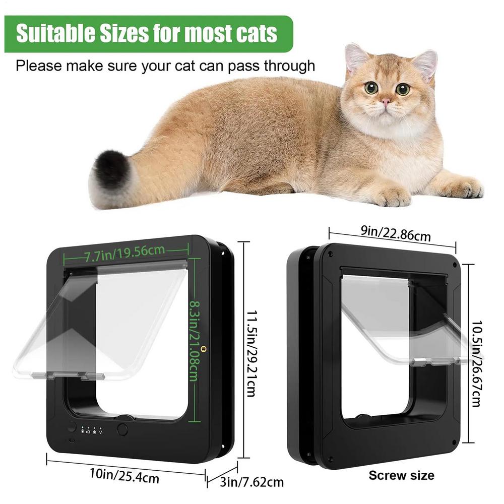Microchip Pet Door Smart 4-Way Locking Pet Door With Remote Control And 2 Sensor Collars Automatic Sensor Dog Gate For Doorway
Microchip Pet Door Smart 4-Way Locking Pet Door With Remote Control And 2 Sensor Collars Automatic Sensor Dog Gate For Doorway