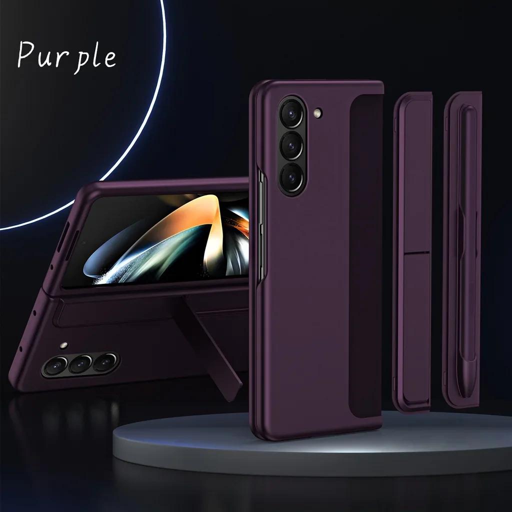 Invisible Bracket Stand Phone Case For Samsung Galaxy Z Fold 7 Fold6 5 4 3 Shockproof 2-in-1 Protective Full Cover+Pen Holder Fold3 фиолетовый
Invisible Bracket Stand Phone Case For Samsung Galaxy Z Fold 7 Fold6 5 4 3 Shockproof 2-in-1 Protective Full Cover+Pen Holder Fold3 фиолетовый