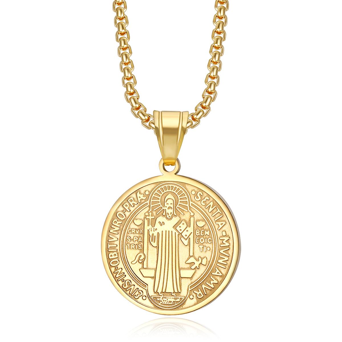 Father Saint Benedict necklace exorcist pendant jewelry 2026 fashion trend inlaid zircon men s exquisite gift jewelry necklace 60CM
Father Saint Benedict necklace exorcist pendant jewelry 2026 fashion trend inlaid zircon men s exquisite gift jewelry necklace 60CM