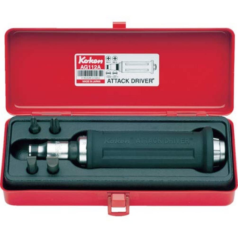 Yamashita Industrial Research Institute Koken Attack Driver Set 6 шт AG112A 6 шт 1/2 (12.7mm) КВ.
Yamashita Industrial Research Institute Koken Attack Driver Set 6 шт AG112A 6 шт 1/2 (12.7mm) КВ.