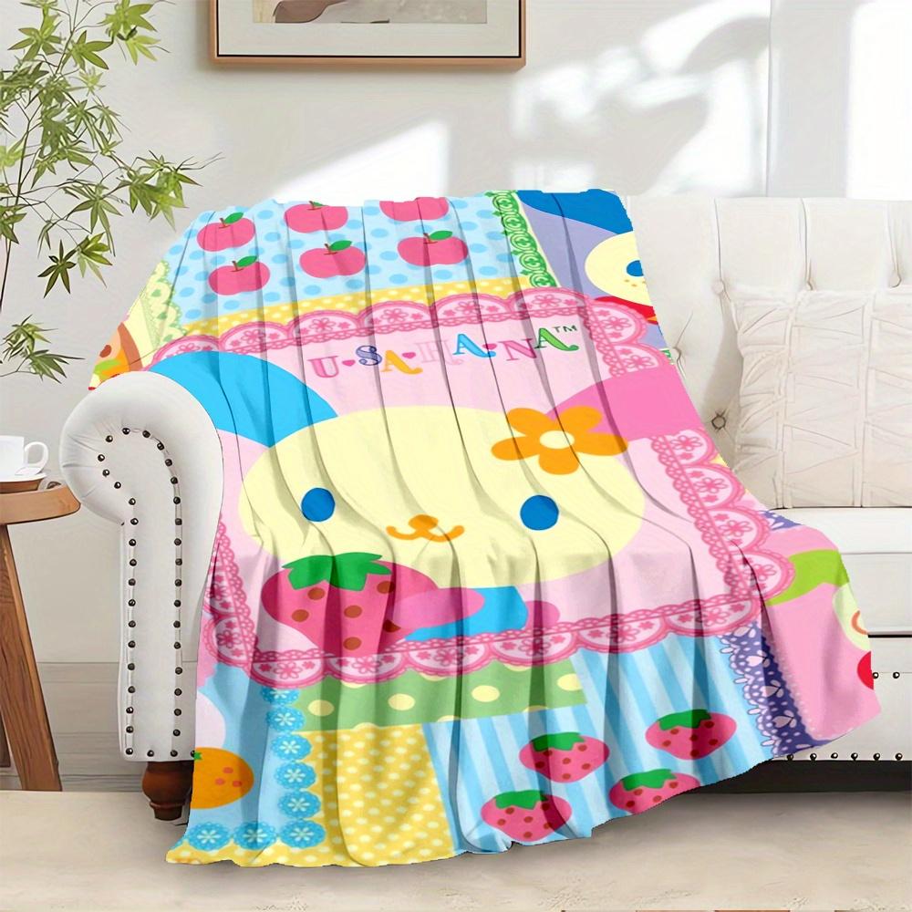 1pc kawaii usahana, Cartoon, StrawberryDigital Print Fleece Blanket - Contemporary Style, Suitable for All Seasons, Perfect for Home, Travel 130x150cm
1pc kawaii usahana, Cartoon, StrawberryDigital Print Fleece Blanket - Contemporary Style, Suitable for All Seasons, Perfect for Home, Travel 130x150cm