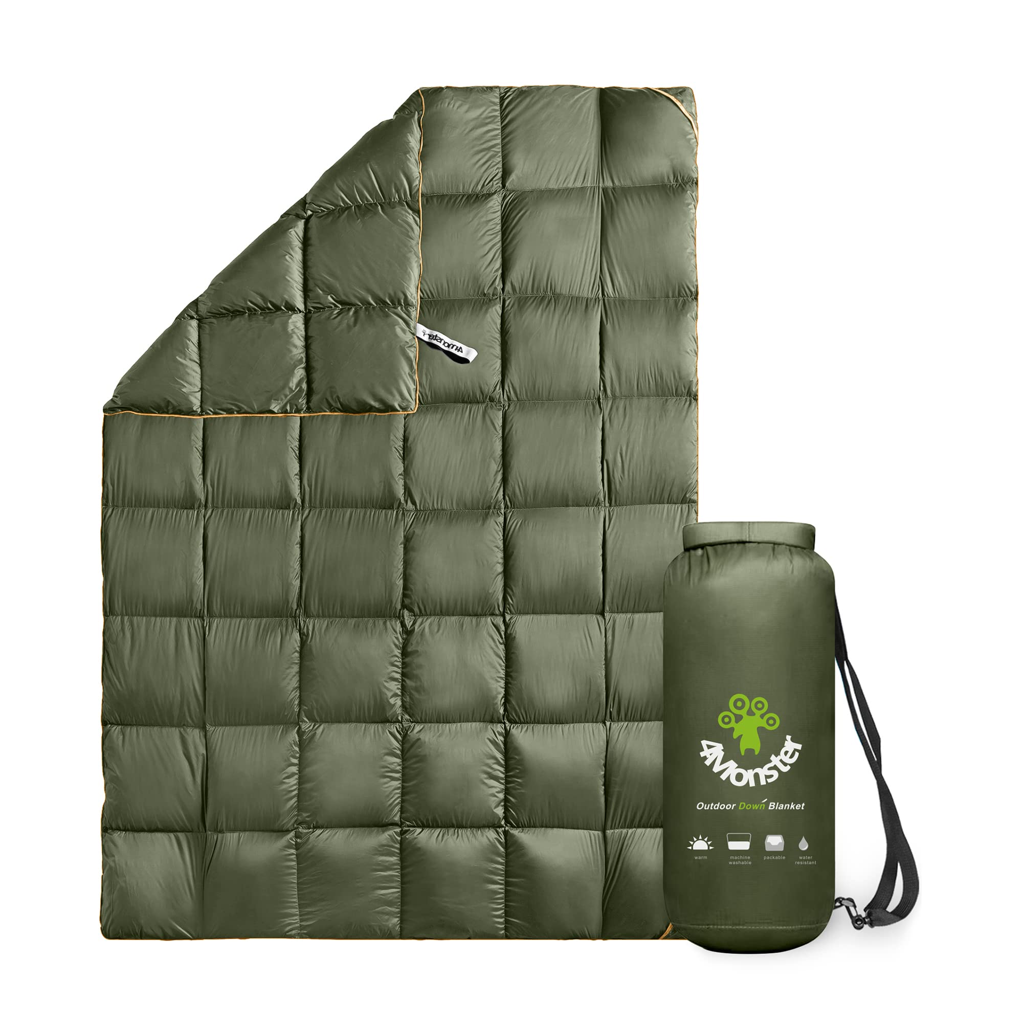 4Monster Down Blanket for Cold Outdoor Can be Used as a Lap Shoulder or Warm and Includes Storage Suitable for and Winter Blanket, Multi-Purpose
4Monster Down Blanket for Cold Outdoor Can be Used as a Lap Shoulder or Warm and Includes Storage Suitable for and Winter Blanket, Multi-Purpose