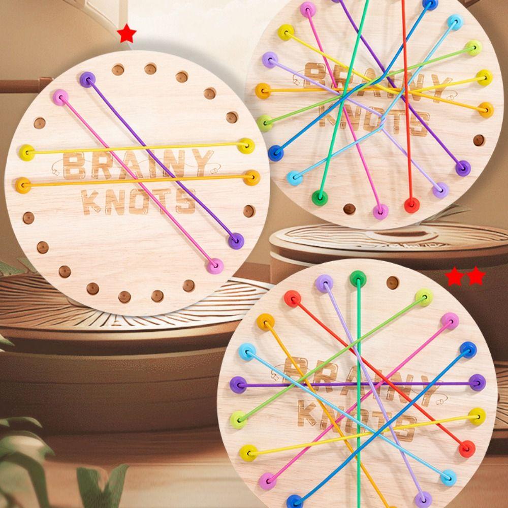 Twisted Connected Line Rope Untangling Toy Color Learning Board Rope Puzzle Game Children Toys Style 2
Twisted Connected Line Rope Untangling Toy Color Learning Board Rope Puzzle Game Children Toys Style 2