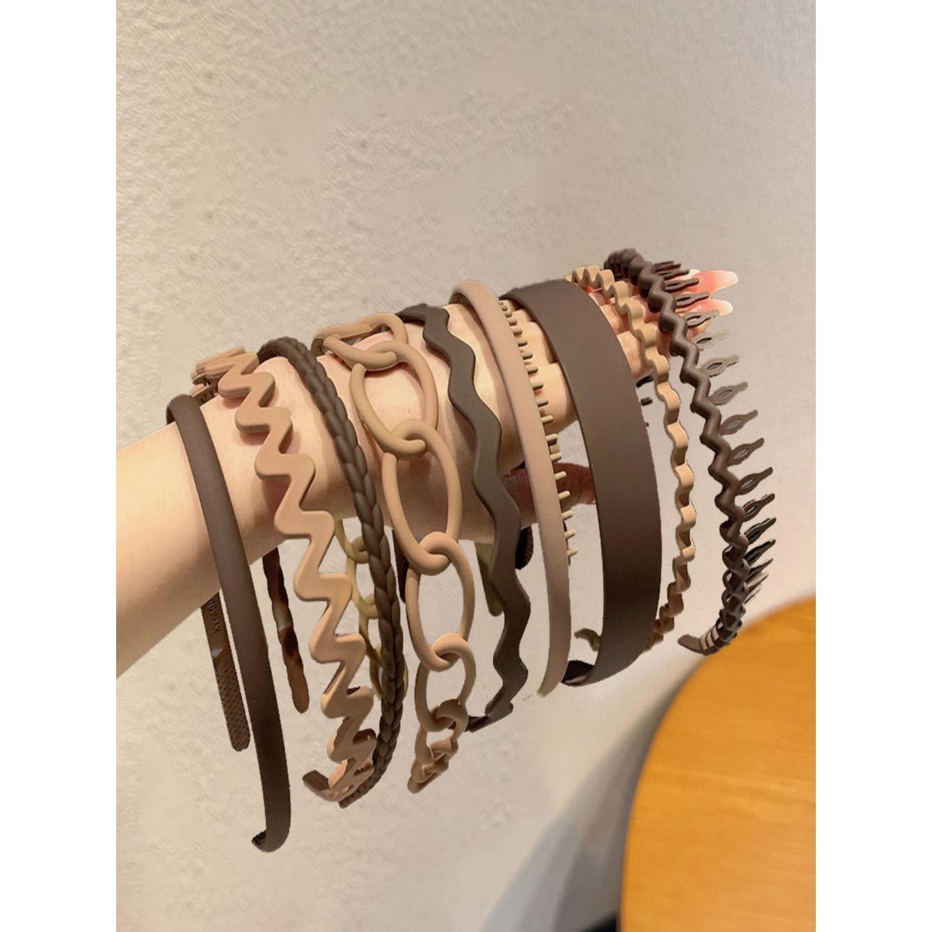 9PCS random matching headband Headband Women s face press hairpin with bangs broken headband Teeth non-slip headband New style Size fits all
9PCS random matching headband Headband Women s face press hairpin with bangs broken headband Teeth non-slip headband New style Size fits all