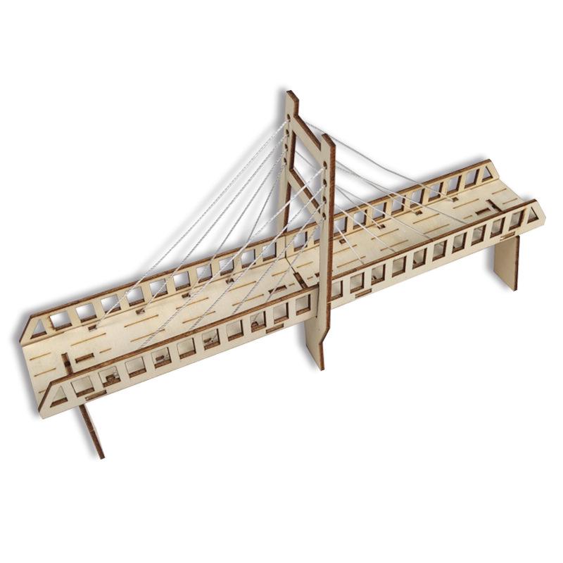 Набор для самостоятельной сборки вантового моста: Модель для научного эксперимента ручной работы для учебных пособий Cable-stayed bridge (1 set)
Набор для самостоятельной сборки вантового моста: Модель для научного эксперимента ручной работы для учебных пособий Cable-stayed bridge (1 set)