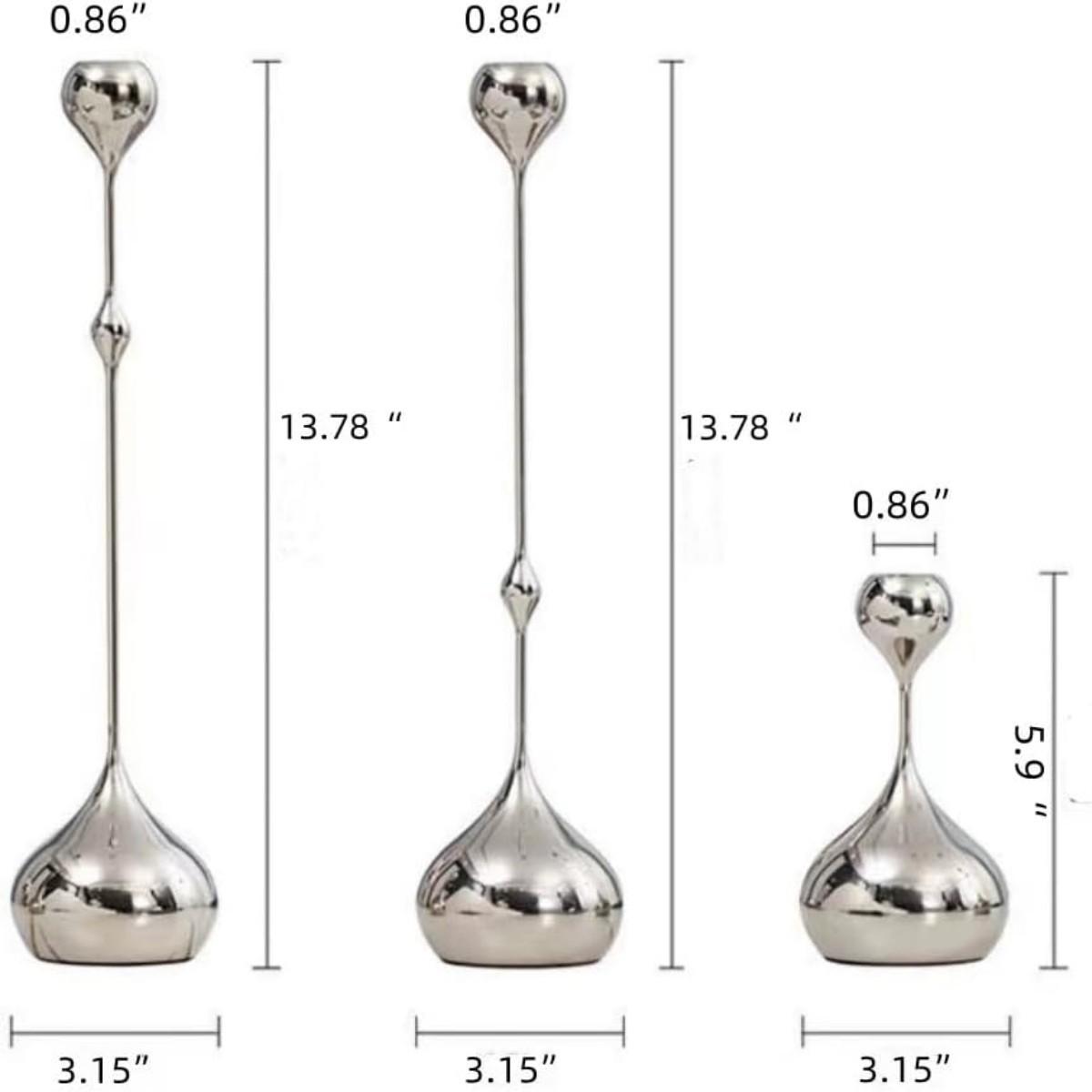 Silver Teardrop Candle Holder: Romantic Warmth for Living and Dining Rooms
Silver Teardrop Candle Holder: Romantic Warmth for Living and Dining Rooms
