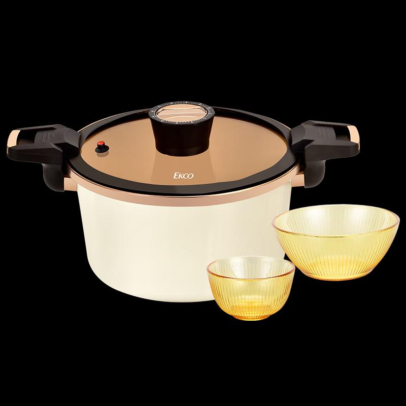 EKCO Carnation Enamel Micro-Pressure Cooker Set
EKCO Carnation Enamel Micro-Pressure Cooker Set