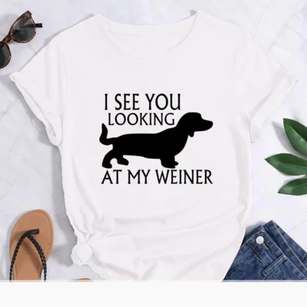 Animal Analysis Funny Cartoon Animal Parsing Dachshund Dog Print Short Sleeve T-shirt Women Round Neck Trend Summer Fashion Tops S
Animal Analysis Funny Cartoon Animal Parsing Dachshund Dog Print Short Sleeve T-shirt Women Round Neck Trend Summer Fashion Tops S