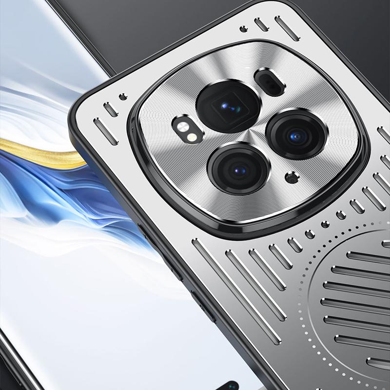 For Honor Magic6 Pro 5G Heat Dissipation Phone Case TPU+Aluminum Alloy Back Cover Silver
For Honor Magic6 Pro 5G Heat Dissipation Phone Case TPU+Aluminum Alloy Back Cover Silver