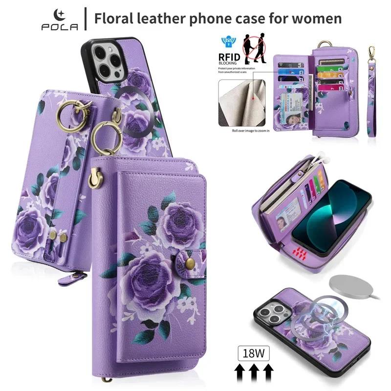 Magnetic Lanyard Leather Zipper Wallet Card Phone Case for iPhone 17 Air 16 15 Pro Max 14 Plus 13 12 11 XS XR X Flip Stand Cover iPhone 13
Magnetic Lanyard Leather Zipper Wallet Card Phone Case for iPhone 17 Air 16 15 Pro Max 14 Plus 13 12 11 XS XR X Flip Stand Cover iPhone 13