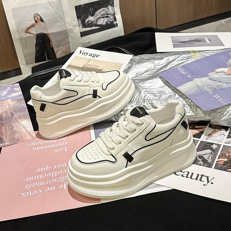 Muffin sole heightening board shoes women s 2025 spring and autumn new versatile breathable thick-soled white shoes casual bread shoes 40
Muffin sole heightening board shoes women s 2025 spring and autumn new versatile breathable thick-soled white shoes casual bread shoes 40