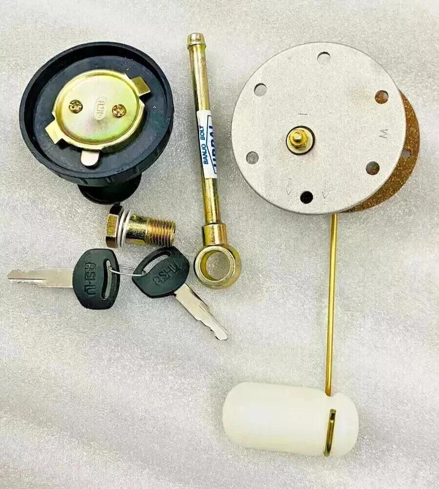 Willys Jeep 46-64 CJ-2A CJ-3A CJ-3B Petrol Tank Cap & Tap+Fuel Sensor+Banjo Nut
Willys Jeep 46-64 CJ-2A CJ-3A CJ-3B Petrol Tank Cap & Tap+Fuel Sensor+Banjo Nut