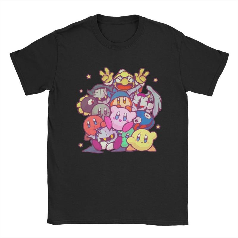 Kirbys Retro Japanese T-Shirts Men Women Nostalgia Childhood ACT Game Awesome Pure Cotton Tees Round Neck T Shirt Clothes 130
Kirbys Retro Japanese T-Shirts Men Women Nostalgia Childhood ACT Game Awesome Pure Cotton Tees Round Neck T Shirt Clothes 130