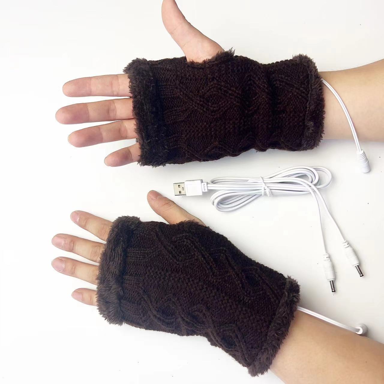 Новые бархатные перчатки без пальцев с подогревом, USB-электрическое отопление, трикотажные, осенне-зимние, теплые, арктические, бархатные, утолщенные, с полупальцами average size
Новые бархатные перчатки без пальцев с подогревом, USB-электрическое отопление, трикотажные, осенне-зимние, теплые, арктические, бархатные, утолщенные, с полупальцами average size