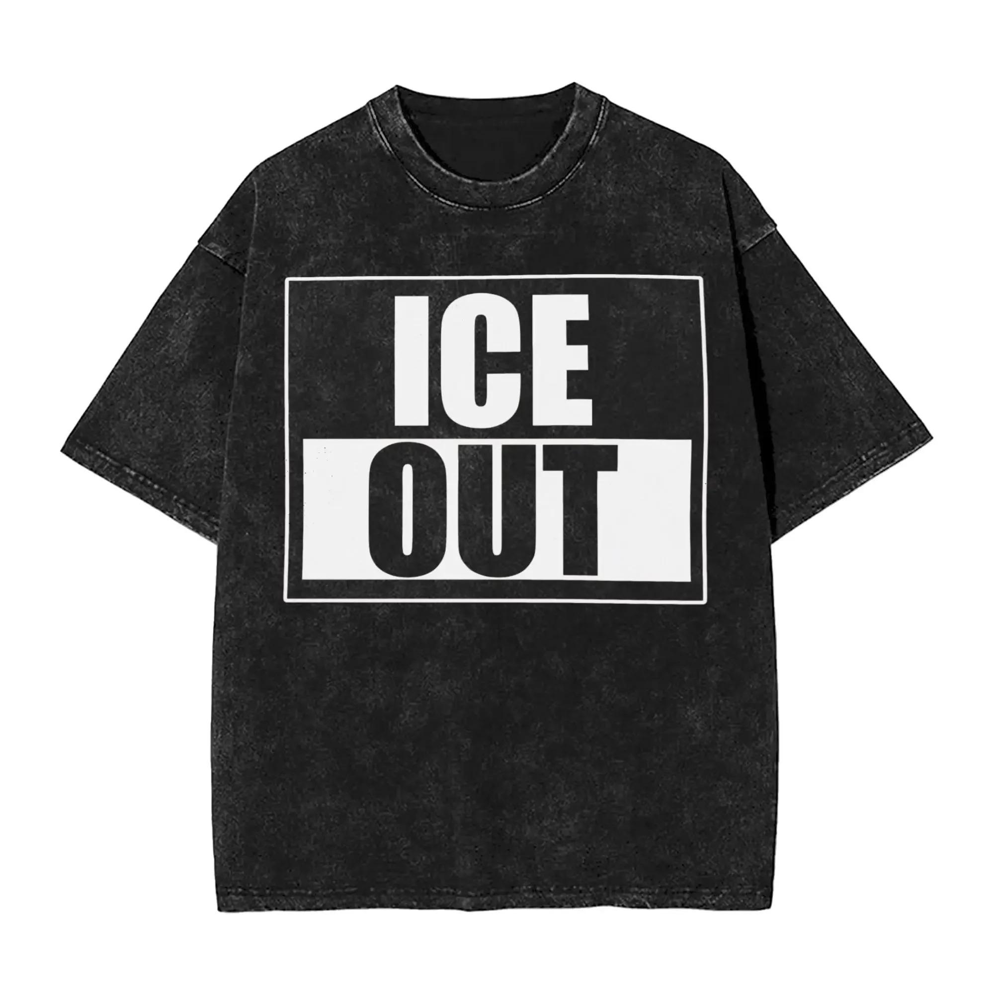 ICE OUT Bold Block Graphic Vintage Acid Washed Oversized Streetwear Y2K Hip Hop Graphic T-Shirt Top for Streetwear Enthusiasts L
ICE OUT Bold Block Graphic Vintage Acid Washed Oversized Streetwear Y2K Hip Hop Graphic T-Shirt Top for Streetwear Enthusiasts L