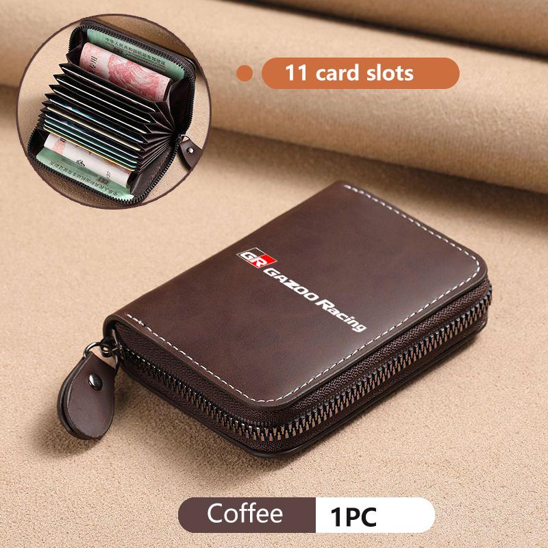 For Toyota PU Leather Credit RFID Card Case Holder Men s Zipper Wallet GR Sport Corolla Yaris Aygo Prius RAV4 Crown CHR Camry
For Toyota PU Leather Credit RFID Card Case Holder Men s Zipper Wallet GR Sport Corolla Yaris Aygo Prius RAV4 Crown CHR Camry