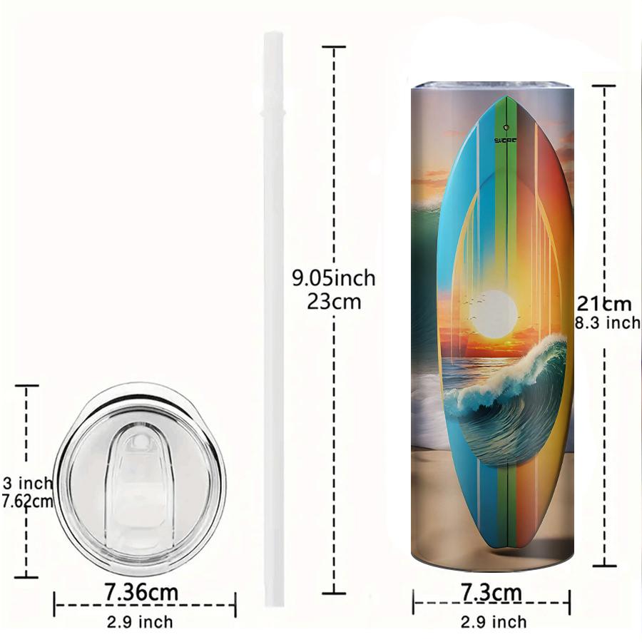 Surfboard Pattern 20oz Sublimation Water Tumblers Stainless Steel Insulated Straight Cups With Lid&Straw Summer Travel Drinkware 20oz
Surfboard Pattern 20oz Sublimation Water Tumblers Stainless Steel Insulated Straight Cups With Lid&Straw Summer Travel Drinkware 20oz