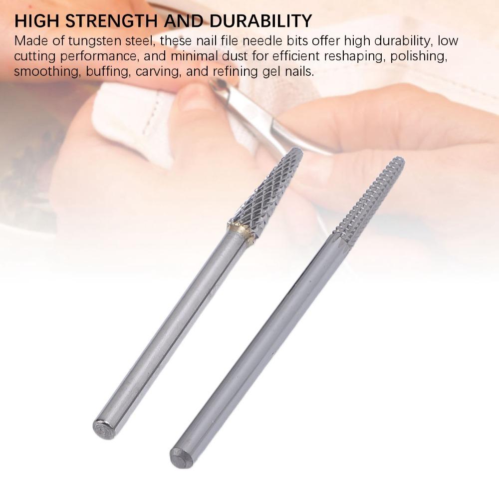 2PCS Needle Tungsten Steel Nail Drill Bits Multi-Function Cuticle Cleaner Bits Nail Salons,
2PCS Needle Tungsten Steel Nail Drill Bits Multi-Function Cuticle Cleaner Bits Nail Salons,