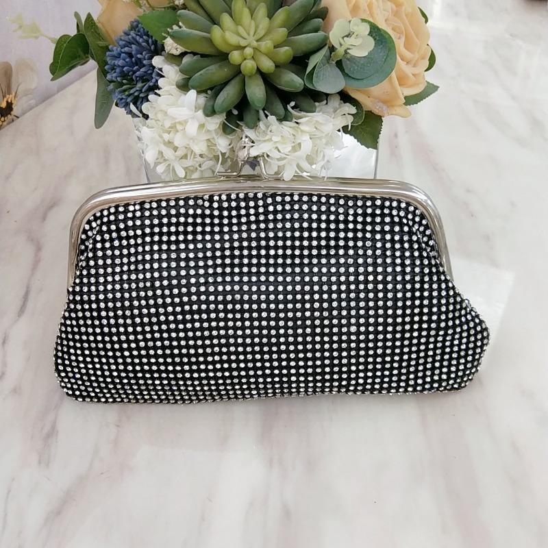 Special Clearance Celebrity Clutch Bag Dinner Clutch Bag Shiny Diamond Bag Diamond Enlaid Party Chain Banquet Handheld чорний
Special Clearance Celebrity Clutch Bag Dinner Clutch Bag Shiny Diamond Bag Diamond Enlaid Party Chain Banquet Handheld чорний