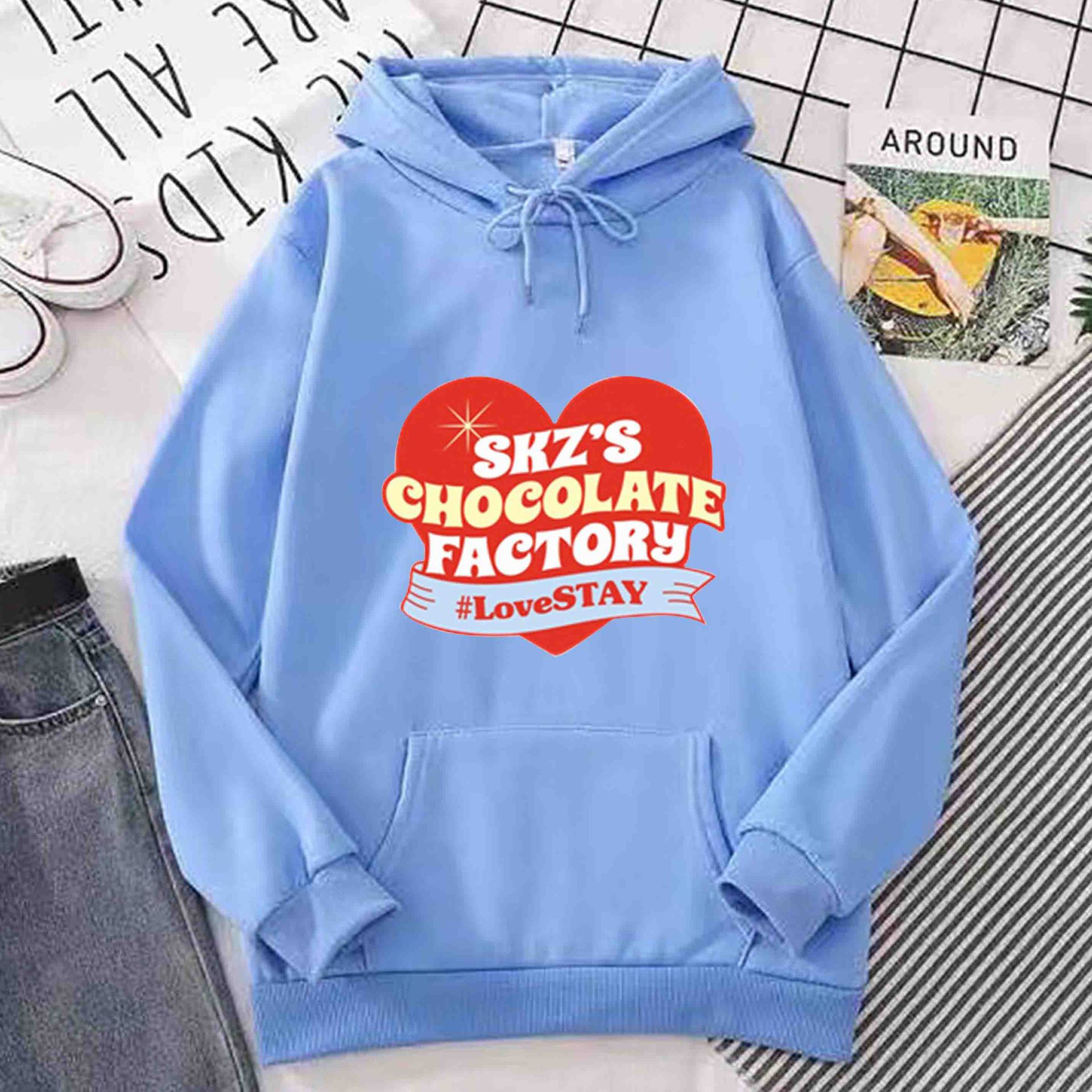 New autumn and winter letter printed hoodies sweatshirts for men and women Korean style trendy versatile tops for women S
New autumn and winter letter printed hoodies sweatshirts for men and women Korean style trendy versatile tops for women S