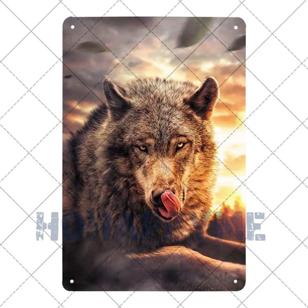 Metal Wall Art Wild Animals Predators Home Decor Tin Sign 20x30 cm
Metal Wall Art Wild Animals Predators Home Decor Tin Sign 20x30 cm